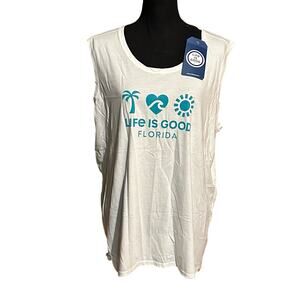 NWT Life is Good Florida Sleeveless Tank Top - Women's XXL